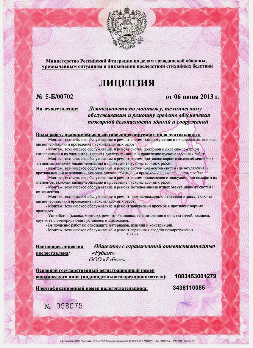 Лицензия